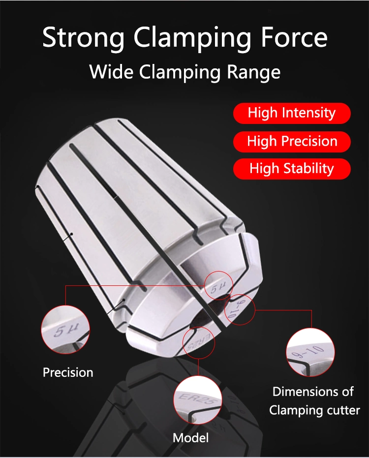 Hot Sales Lathe Collet Chuck Er16 Er20 Er32 High Precision Er Series Collet CNC Lathe Accessories