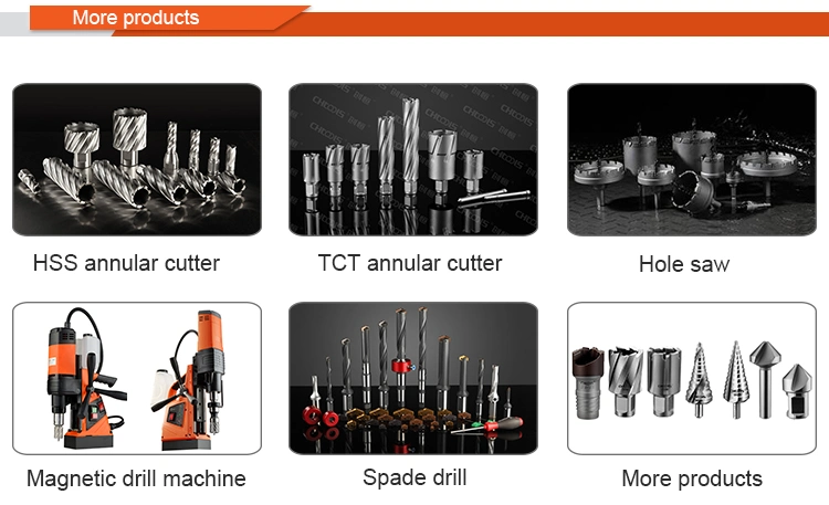 50mm Cutting Depth HSS Annular Drill HSS Broach Cutter Magnetic Drill