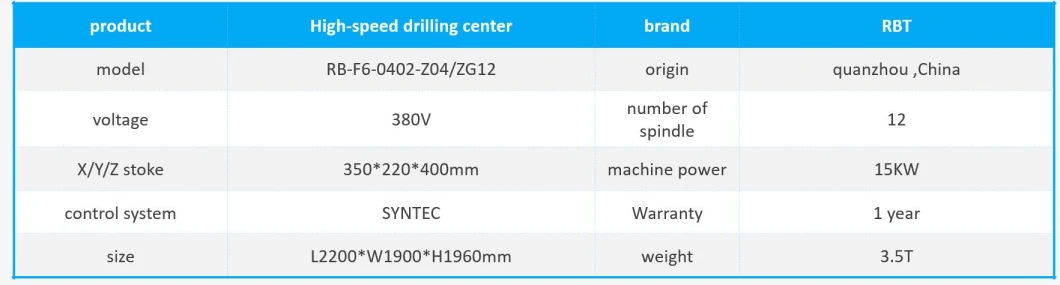 High Speed High Precision Rbt CNC Milling Drilling Tapping Center Machine Tools for Metal Cutting